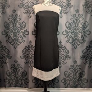 🖤 Liz Lange Black and Off-White Dress, Size Small